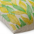 thumbnail image 2 of The HomeCentric Cushion Cover Green Pillow CoverMulti Color Jute Leaves Pillow Cover Pack of 2 18x18 inch (45x45 cm) Pillow CoverSquare Cotton Linen Pillow CoverFloral - Leaves Change, 2 of 3