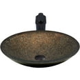 thumbnail image 5 of Novatto NSFC-031057ORB LAGHETTO Glass Vessel Bathroom Sink Set, Oil Rubbed Bronze, 5 of 8