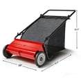 thumbnail image 2 of TEQIN Push Lawn Sweeper,21 In Leaf Sweeper With 7 Cu. Ft. Capacity,Adjustable Brush Height & Spinning Brushes, Heavy Duty Yard Sweeper Lawn Sweeper Push For Leaves Grass Cleanup, 2 of 6