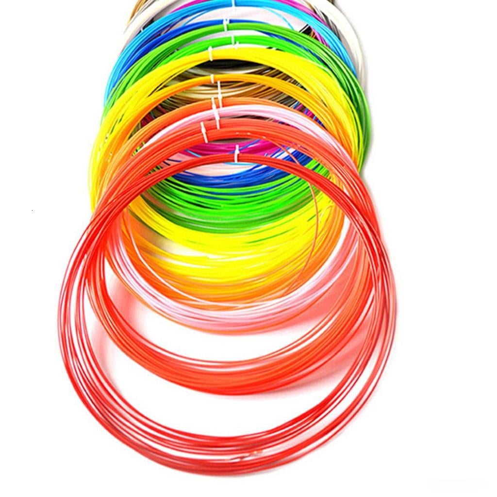 20 Colors 3D Pen Filament 1.75mm PCL Each Color 16.4 Feet 3D Pen Filament