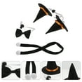 thumbnail image 2 of 1 Conjunto de Halloween Hat Hat Scarf Lagarto ajustable Bruja Sombrero Fiesta Pet Supply, 2 of 5