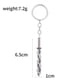 thumbnail image 2 of Llavero SONGCHANGJEWELRY Charm de espada anime de Iguro Obanai, 2 of 7