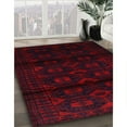 thumbnail image 2 of Ahgly Company Indoor Square Traditional Red Persian Area Rugs, 3' Square, 2 of 6