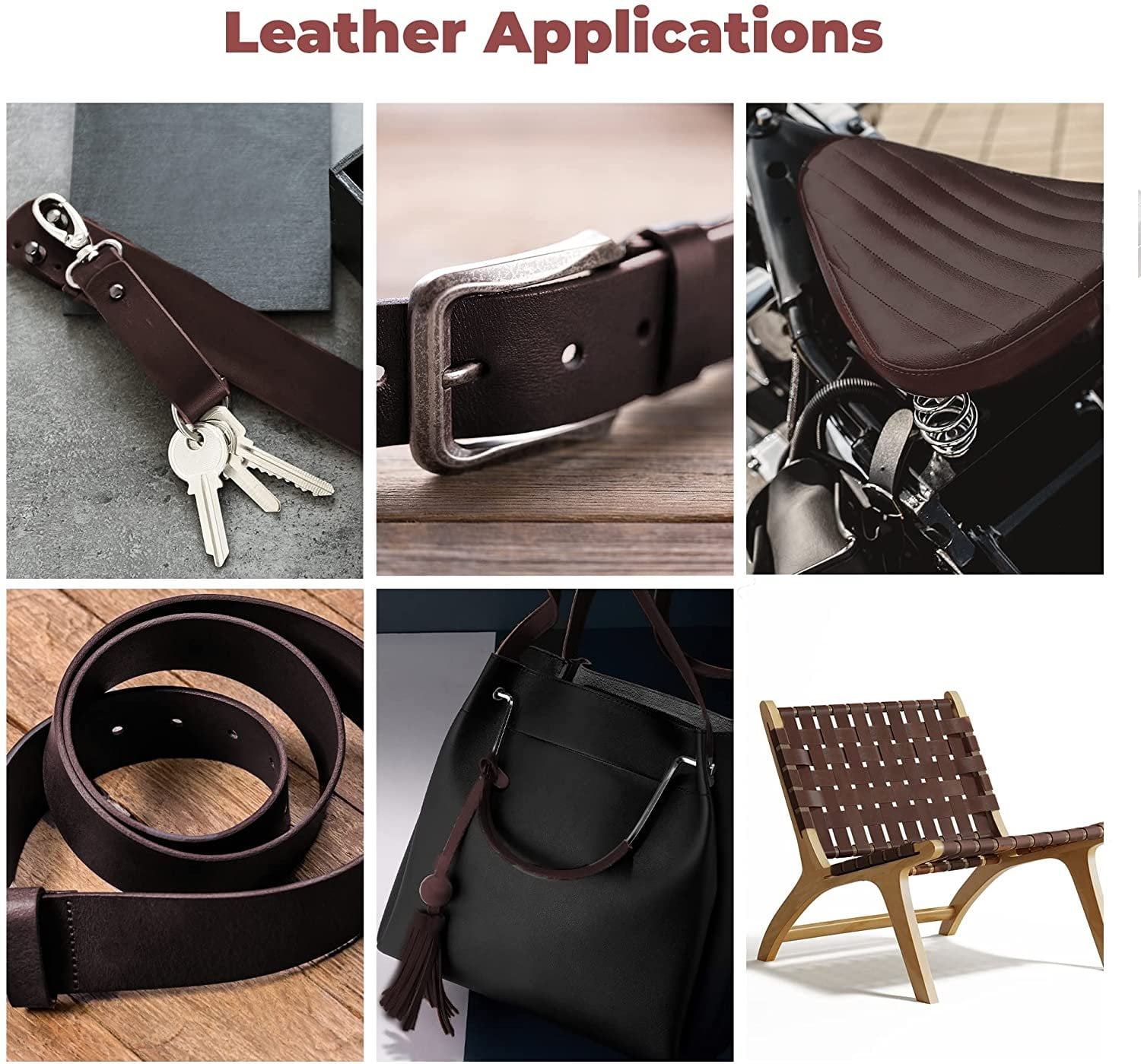 10 Meter 1.5/2cm Wide Durable Sturdy PU Leather Crafts Straps