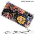 thumbnail image 3 of Hippie Art Flower Case Compatible with iPhone Xs Max,Unique Trendy Design TPU Bumper Cover Case, 3 of 5