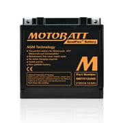 MBTX12UHD Motobatt 12V AGM Battery 200 CCA 14AH