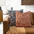 thumbnail image 2 of Shelter SLT-002 22"H x 22"W Square Pillow Kit in Garnet and Peach, 2 of 3