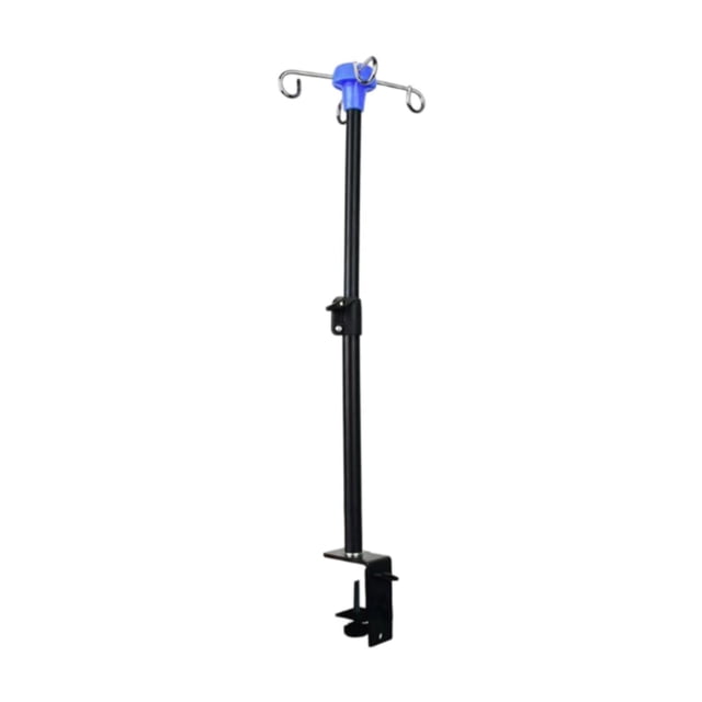 Soporte telescópico para suero mesa, fácil instalación, resistente, para uso doméstico y hospitalario, altura ajustable, soporte para suero