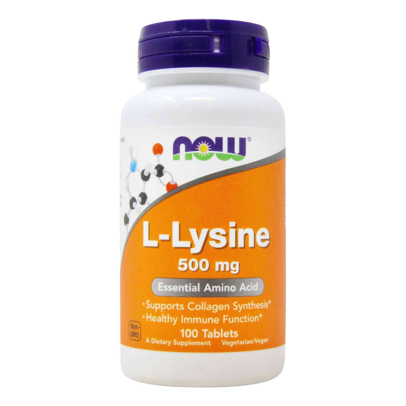 Now Foods L-Lysine 500 Mg - 100 Tablets