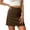 Skirt 225# Brown, variant on Skirts for Women Solid Color Athletic Running Tennis Workout High Waisted Lightweight Comfortable Stretchy Sports Summer Casual Wear