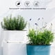 thumbnail image 2 of Injueey Maceta absorbente de agua para plantas, macetas para plantas suculentas, lavabo de jardinería, tira larga, instalación de cultivo de macetas Jardín y Patio Blanco, 2 of 6