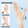 thumbnail image 3 of Sioweci Sports Wrist Brace Tendon Sheath Pain Relief Sprain Rehabilitation Orthosis Joint Support Thumb Protector Men Women Left Right Hands Wrist Splint Wrap Left Hand M, 3 of 13