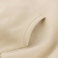 thumbnail image 6 of Ujnder Women's Cozy Basic Sweatshirts Loose Fit Hoodies with Pocket Long Sleeve Drop Shoulder Pullover for Women Casual Fall Outfits 01-Beige XXL, 6 of 7