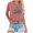 Pink, variant on Women's Summer T Shirt Crew Neck Short Sleeve Turtle Print Breathable Loose Fit Top Everyday Casual Tee