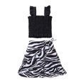 thumbnail image 4 of TheFound Girl?s Solid Color Suspender Tops and Printed A-line Short Skirt, 4 of 9