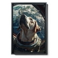 thumbnail image 2 of Hudo Labrador Retriever Space Poster, Dog Wall Art, Labrador Retriever Space Canvas Wall Art - Colorful Wall Art - Dog Bathroom Wall Art, 2 of 5
