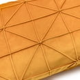 thumbnail image 5 of JWH Luxury Velvet Throw Pillow Cover Decorative Rectangle Cushion Geometric Accent Pillow Cases 14 x 24 inch Golden Yellow, 5 of 10