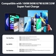 Car Charger for SuperVooc 100W 80W for OnePlus 13 15 13R 12R 12 11 10 ...
