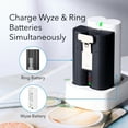thumbnail image 2 of Wasserstein Battery Charging Station Compatible with Ring Camera/Ring Doorbell and Wyze Battery Cam Pro Batteries - Portable Charger with Dual Charging Dock  (Batteries NOT Included), 2 of 7