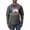 Heather Black, variant on Happy Glamper | Fancy Camping Camper Van Caravan | Nature Lover Mens Long Sleeve Shirt, Royal, XL