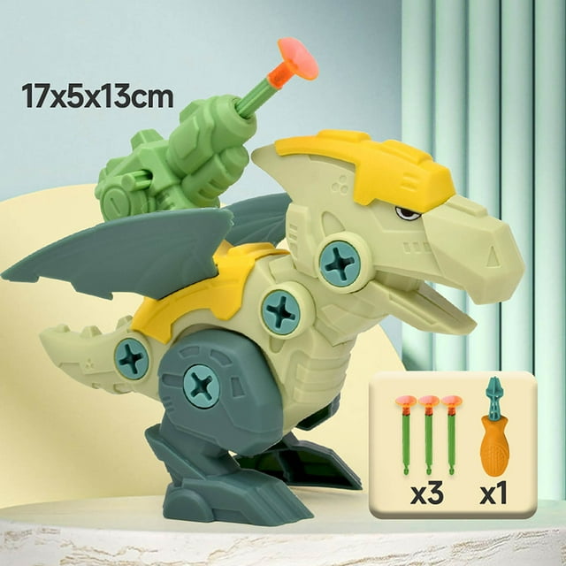 Dismantle And Assemble Dinosaur Construction Building Toy For Kids Educational Learning Activity Childrens Play Set