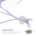 thumbnail image 2 of Small Dog Cosplay Hat Soft Handcrafted Puppy Sun Cap Functional Straw Hat for Pet, 2 of 9