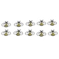 thumbnail image 1 of Patch Brodé, 10 Pcs Patch Petite Abeille Patchs de Couture Performance Fiable, 1 of 9