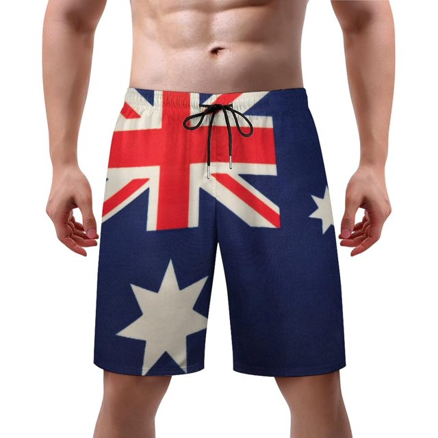 NICKSUN Men's Swim Trunks, Cute Print Quick Dry Summer Board Beach Shorts with Mesh Lining and Pockets