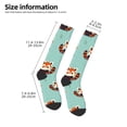 thumbnail image 2 of Naloa Fox Thigh High Socks Extra Long Stretchy Sock Women Over Knee High Opaque Stocking Daily Wear, 2 of 6
