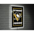 thumbnail image 2 of Pittsburgh Penguins 14" x 22" Neolite LED Rectangle Wall Sign, 2 of 2