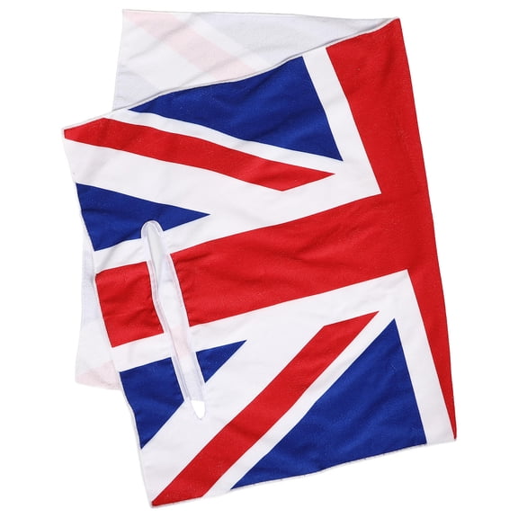 PENIKOKO Polyester Golf Cart Seat Towel Blanket Easy Installation Flag Design for Wiping Hands 47.0x36.0 inches