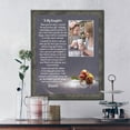 thumbnail image 6 of Mother Daughter Gift from Mom, Dad to Daughter Gifts, Birthday Gift for Daughter Adult, Picture Frame Gift for Daughter from Mom, To My Daughter Framed Poem to add to a Daughter Birthday Card, 5018BW, 6 of 8