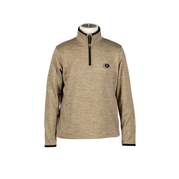 Mossy Oak Youth Fleece Quarter Zip Pullover Sweatshirt, Sizes S-2XL