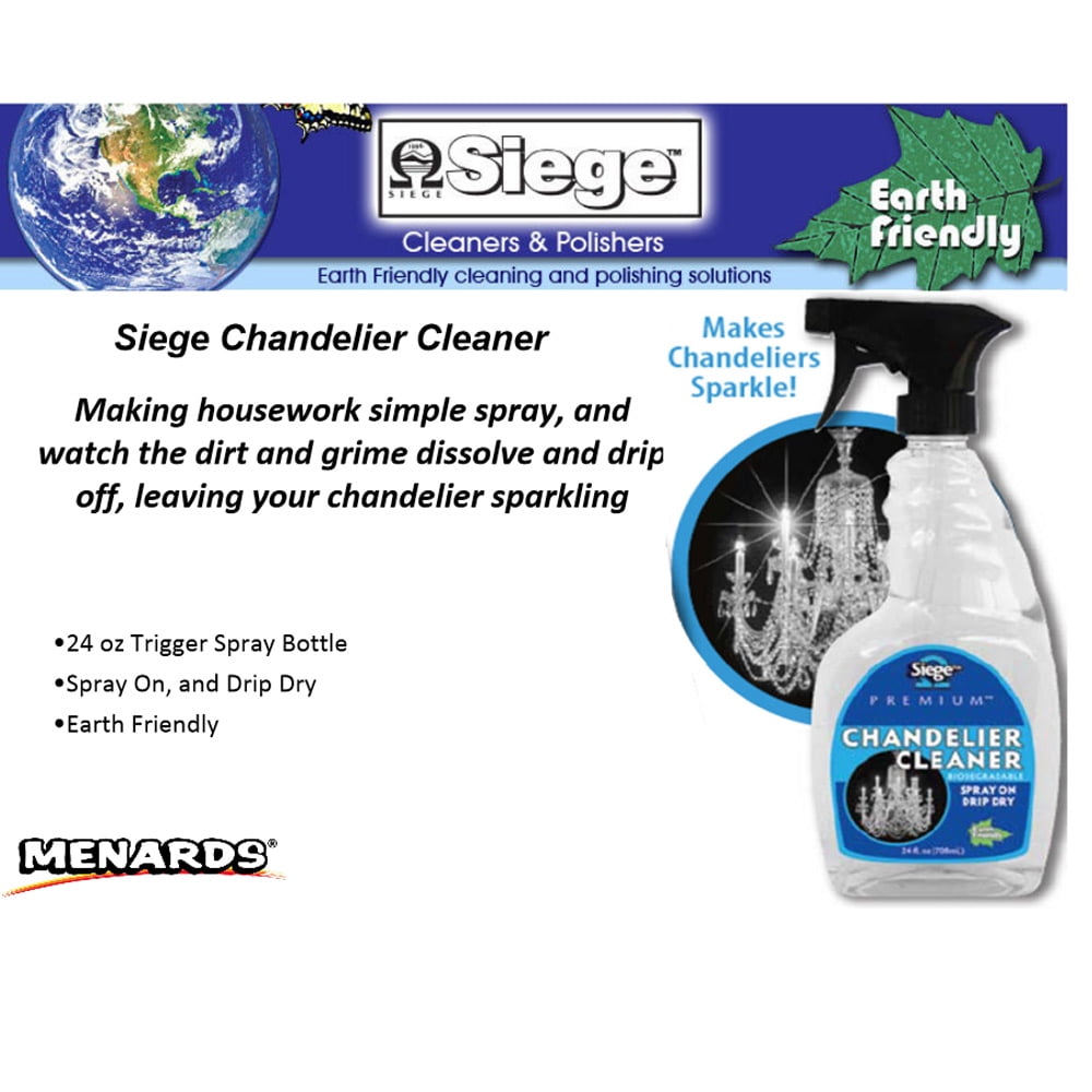 Glass Crystal Chandelier Cleaner Spray Light Fixture Dining Glass Crystal Chandelier Cleaner Spray Light Fixture Dining Solution 24 Oz Com