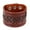 Rose Gold, variant on Lifetechs Men Women Punk Braid Faux Leather Wide Cuff Bracelet Button Wristband Bangle