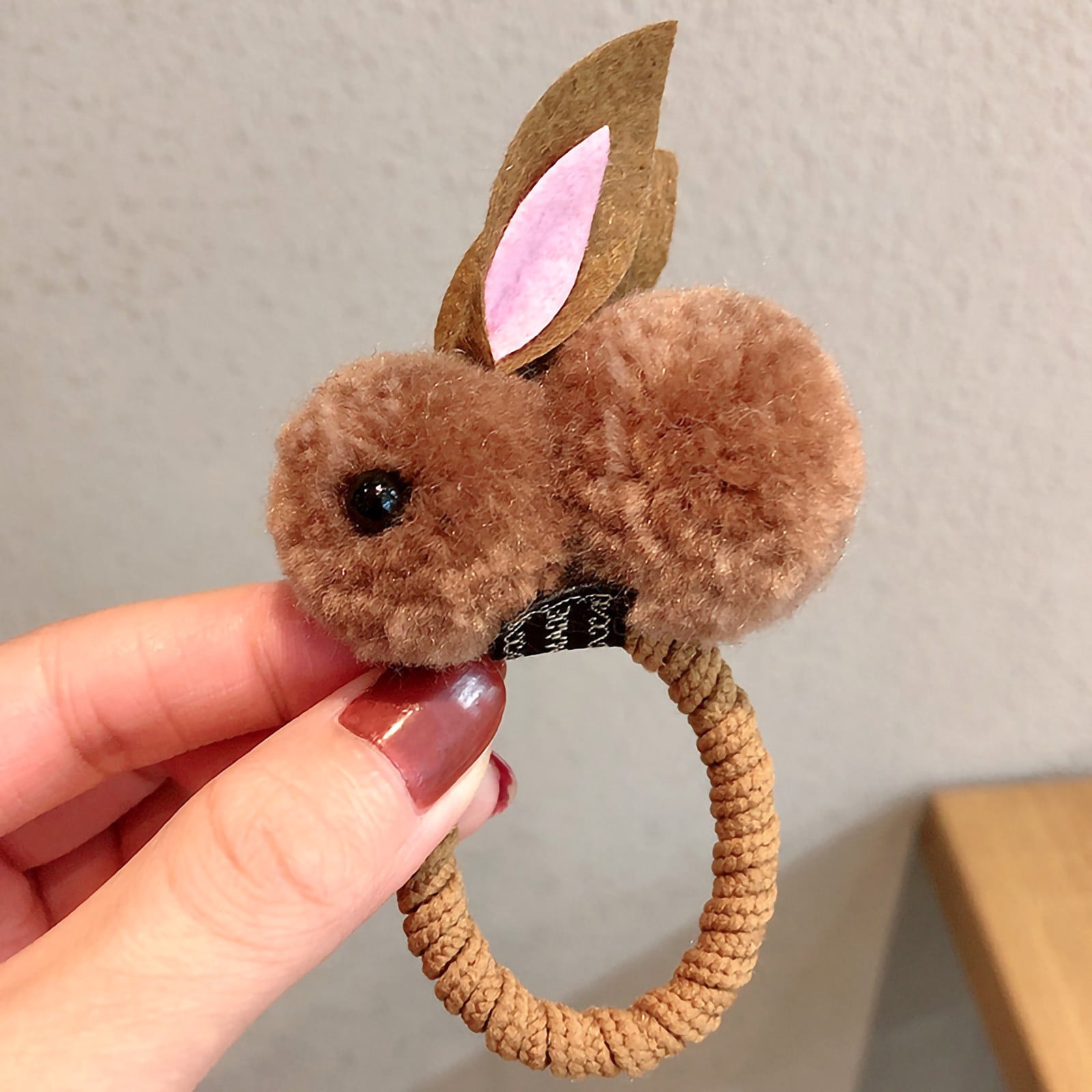 Cheerom Cute Hair Ring Girl Elastic Hair Ring Children Furry Curly Hair  Ponytail Hair Ring - Walmart.com