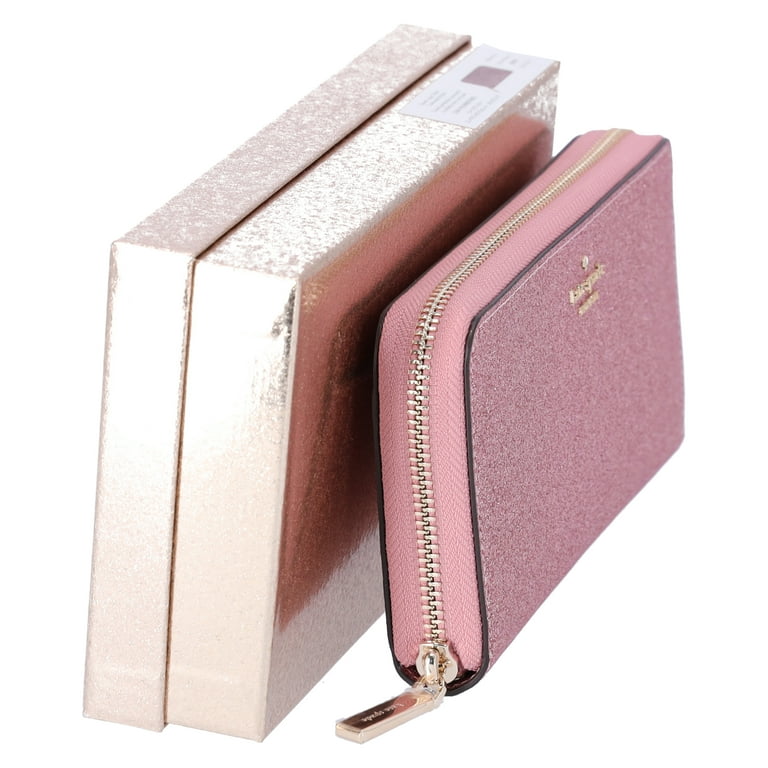 Kate spade pink sparkle wallet sale