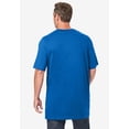 thumbnail image 5 of KingSize Men's Big & Tall Shrink-Less Lightweight Longer-Length Crewneck T-Shirt, 5 of 5