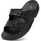 thumbnail image 1 of Autorización：Sandalias de diapositivas unisex Soporte de arco Diapositivas cómodas Diapositivas de correas de doble hebilla de Eva ajustables Adepaton WRMH-793-1, 1 of 7