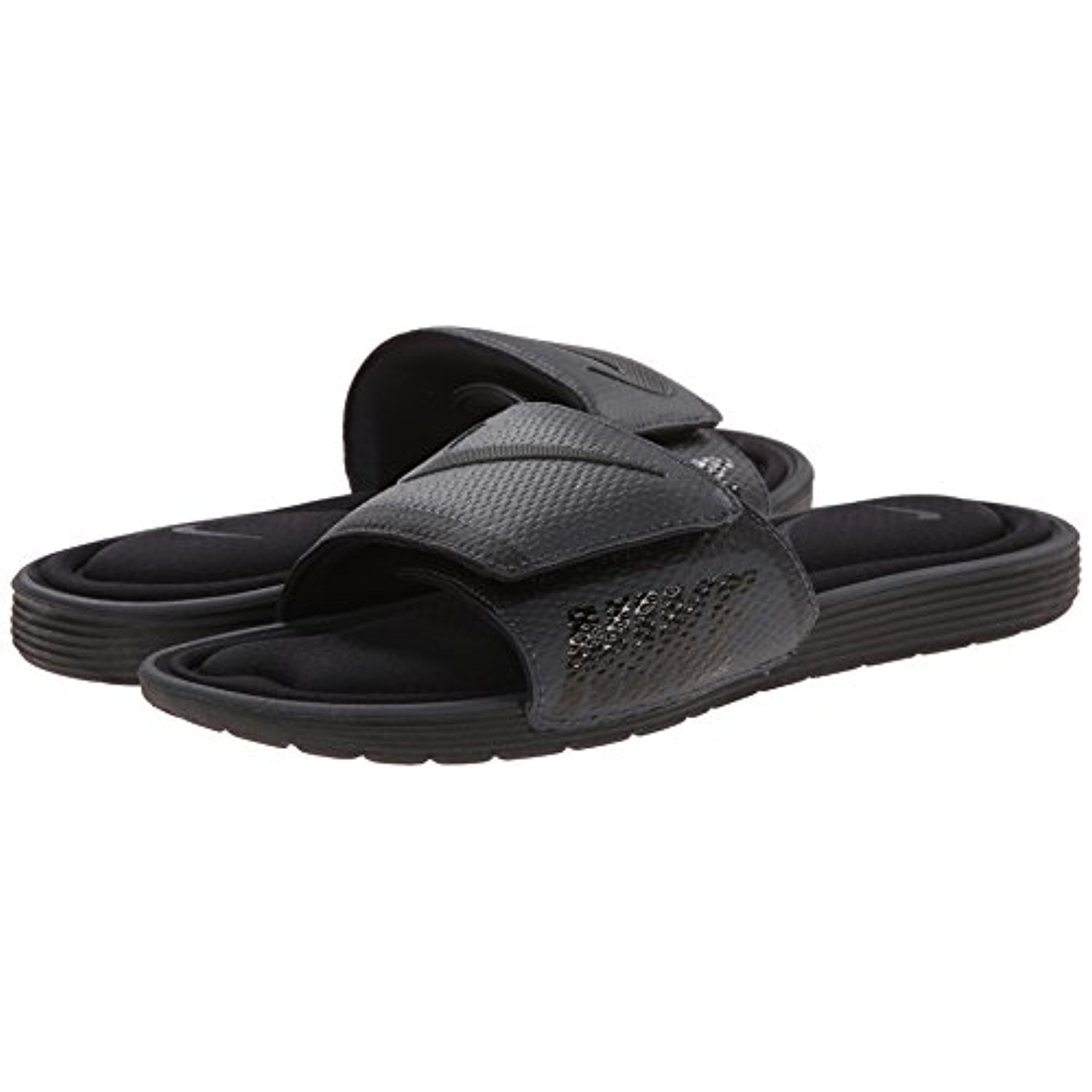 NIKE Solarsoft Comfort Slide Sandal, Black/Anthracite, 7 D(M) US - Walmart.com