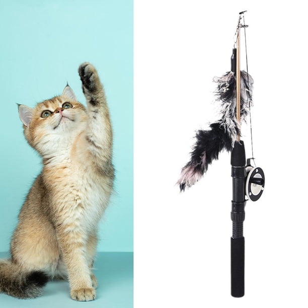 Varita de juguete para gatos Colco Palo teaser retráctil de Plástico