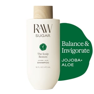 Raw Sugar Scalp Restore Shampoo, Jojoba & Aloe