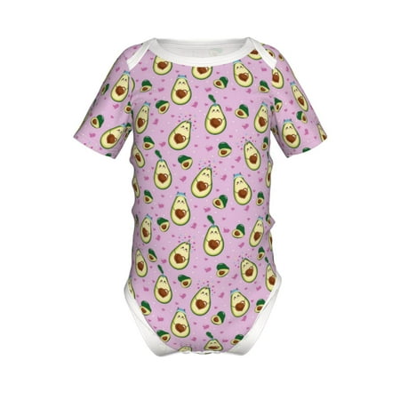 

Gaeub Different Avocados Print Infant Climbing Onesie Toddler Outfit Newborn Baby Bodysuit Baby Boy Girl Clothes -2 Years