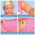 Mishuowoti Baby Doll That Swims In Water Waterproof Swimming Doll For
