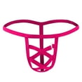 thumbnail image 2 of TMOYZQ Mens Jockstrap Underwear Hollow Out Low Waist Strappy T-Back G-String Thong Athletic Supporters Jock Straps Male Lingerie Underpants, 2 of 4
