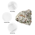 thumbnail image 3 of Pofeuu Mushroom Garnish Print Beanie Hat for Men Women Knit Winter Hat Warm Cuffed Skull Beanie Slouchy Soft Unisex, 3 of 6