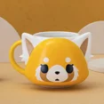 thumbnail image 4 of Taza de cerámica con estampado de dibujos animados para niña, taza de leche de desayuno Kawaii, taza de café de oficina, muñeca de Aggretsuko, Sanrioed Marumofubiyori, lindo regalo, 4 of 5