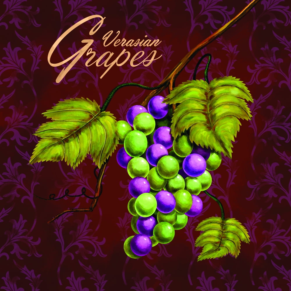 Verasian Grapes Poster Print by Jeff Maraska (12 x 12)