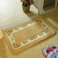 thumbnail image 6 of Yesurprise Pastoral Style Rose Pattern Non Slip Water Absorption Rectangle Carpet Floor Mat, 6 of 8