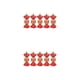 thumbnail image 4 of Bearachild Paquete de 5 bolas de dulces de Navidad que cuelgan las decoraciones navideñas DIY Art Tree Wall Pendant Atmósferas Ornament Home Rojo 2piezas, 4 of 6